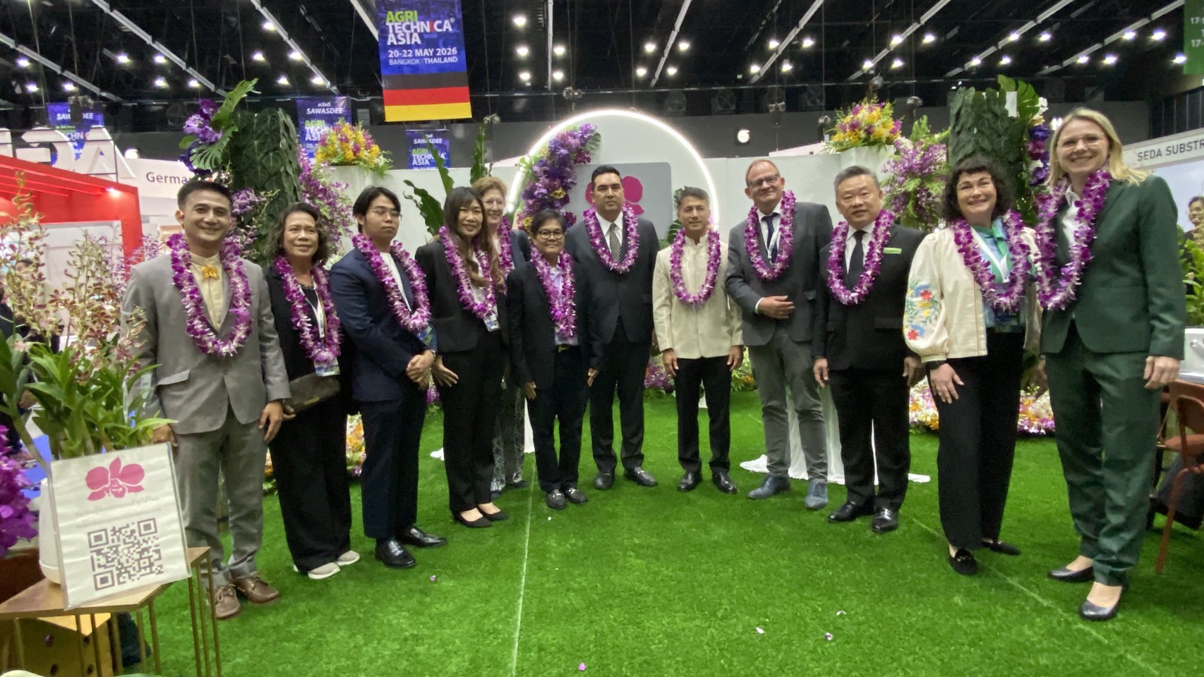 รัฐมนตรีช่วยเกษตรฯ เยี่ยมชมบูธสมาคมผู้ส่งออกดอกกล้วยไม้ไทย ในงาน Hortex Thailand 2026